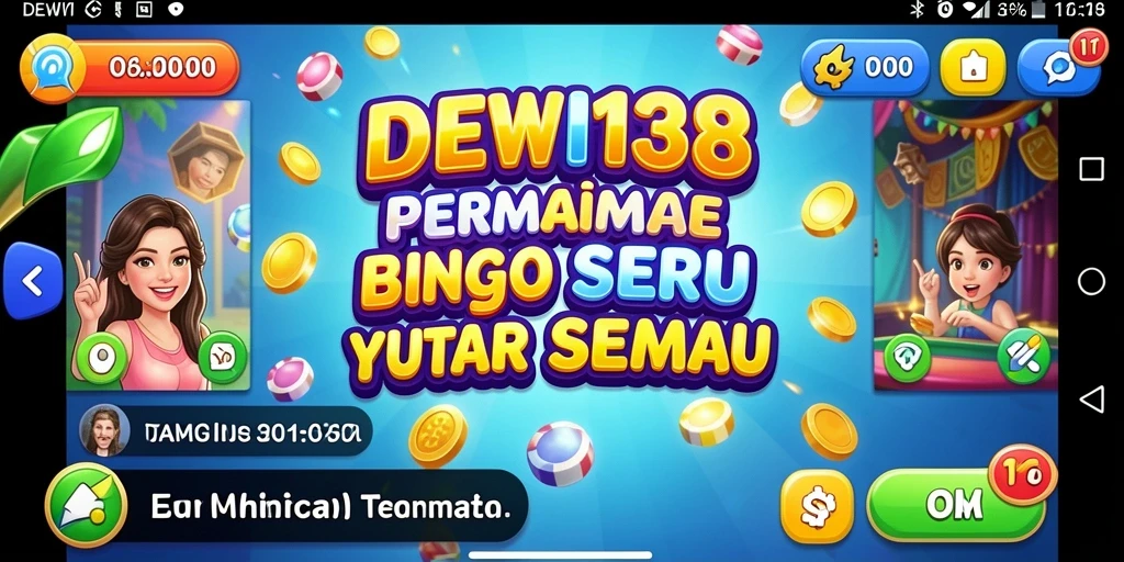 Screenshot gameplay DEWI138 menampilkan momen seru Bingo.