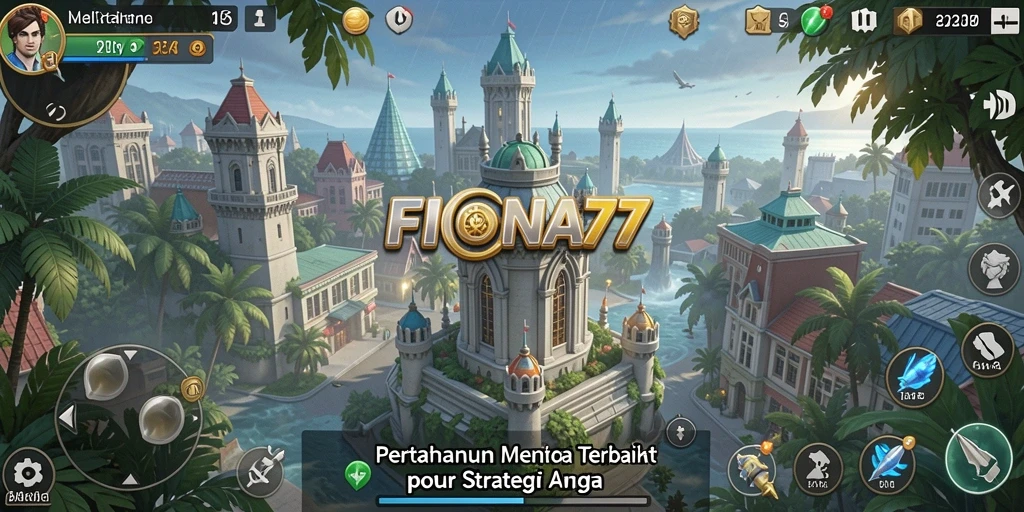 Screenshot utama menampilkan gameplay menegangkan dari FIONA77.