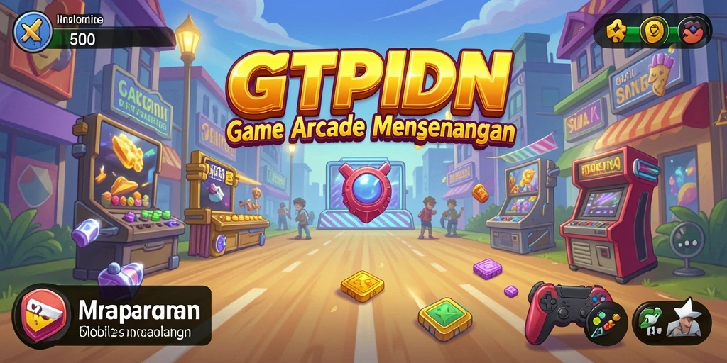 Screenshot game GTPIDN yang menunjukkan aksi seru dalam permainan Arcade.