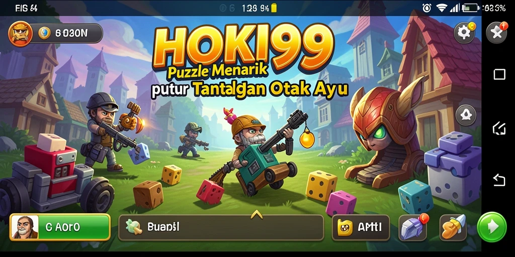Tampilan gameplay menarik dengan tantangan puzzle seru.