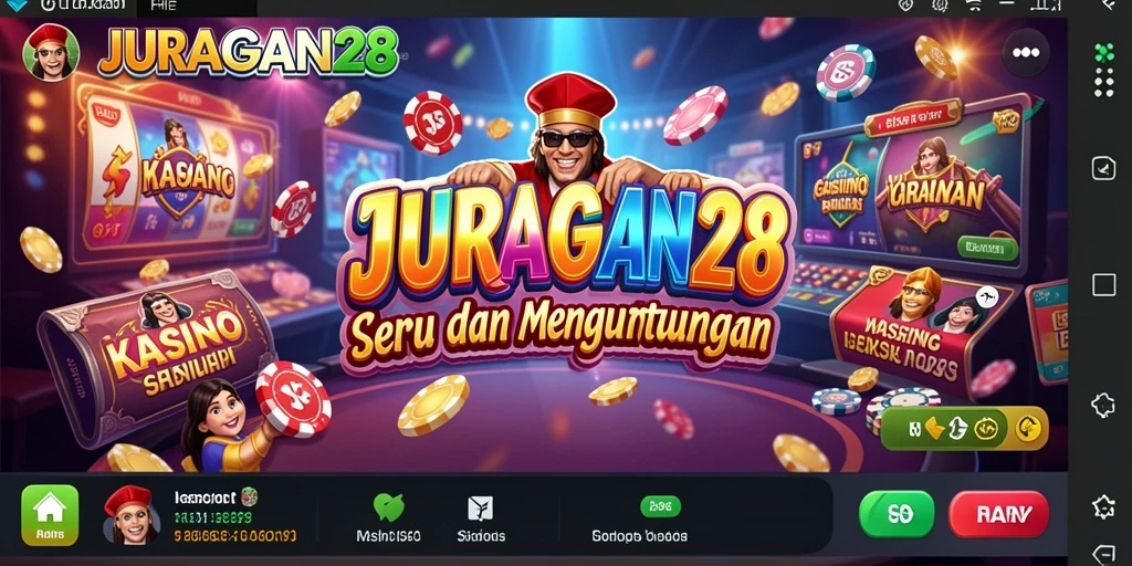 Tampilan gameplay menarik di JURAGAN28 dengan berbagai permainan Kasino.