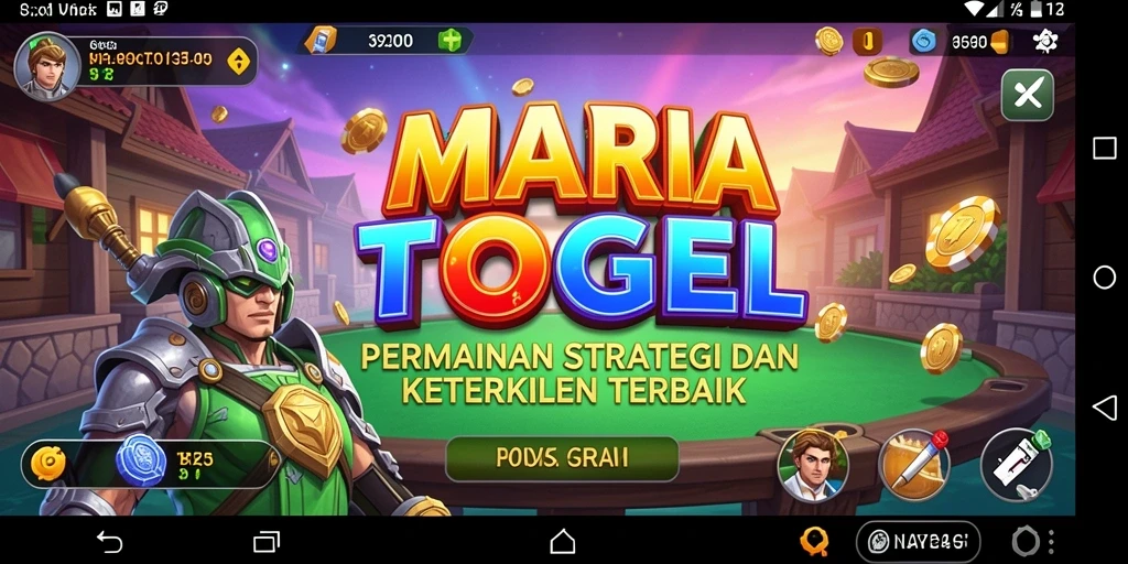 Tampilan gameplay yang dinamis dan menarik di MARIATOGEL.