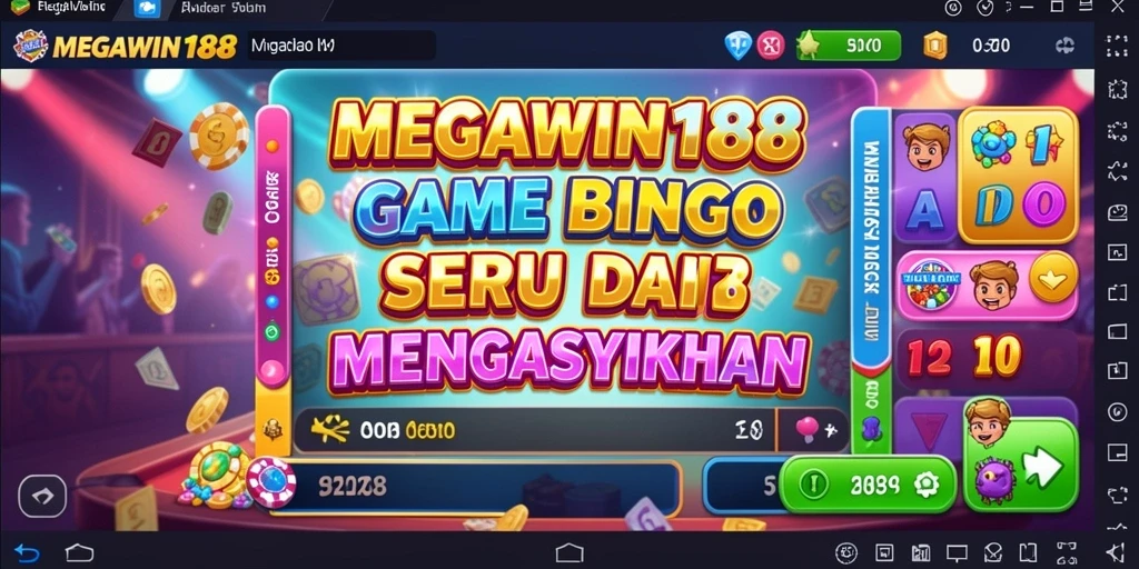 Gameplay Bingo yang seru dan interaktif di MEGAWIN188.