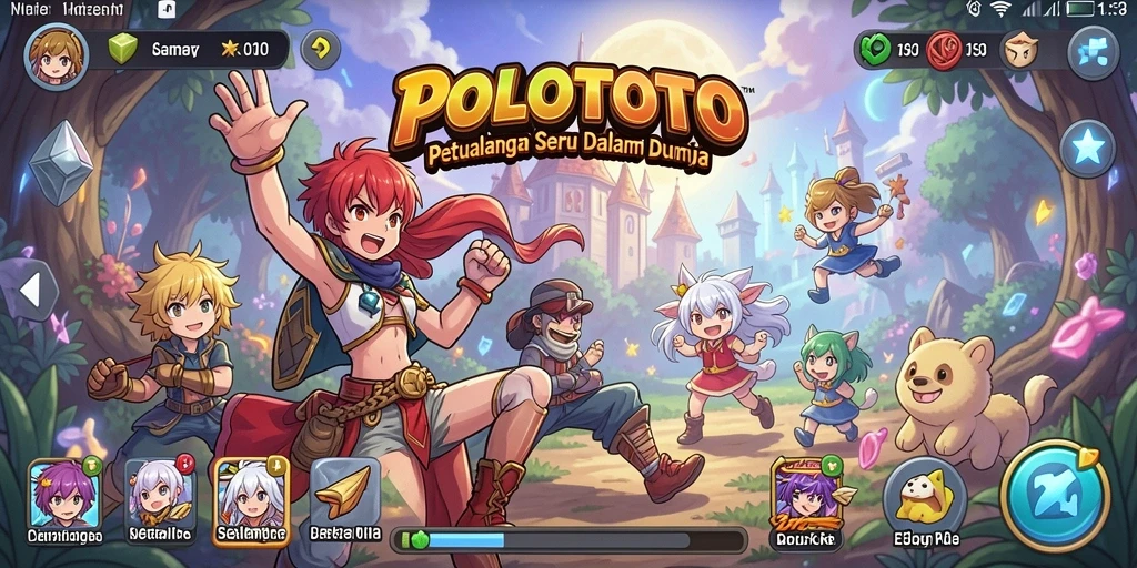 Gameplay seru di dunia anime yang menakjubkan.