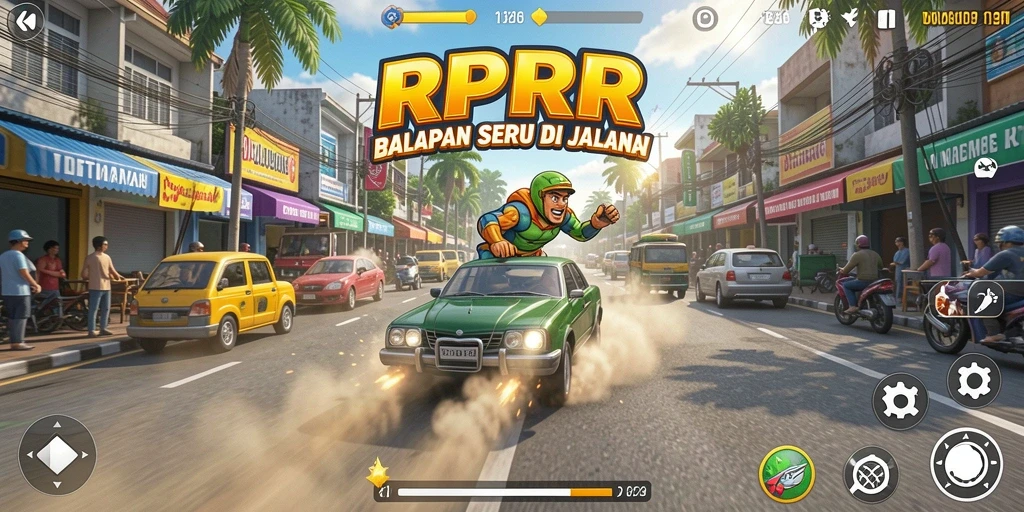 Tampilan gameplay RPRR yang seru dan mendebarkan.