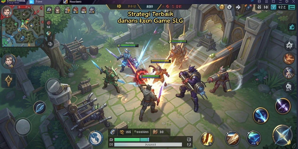 Tampilan gameplay RR89 yang epik dan strategis.