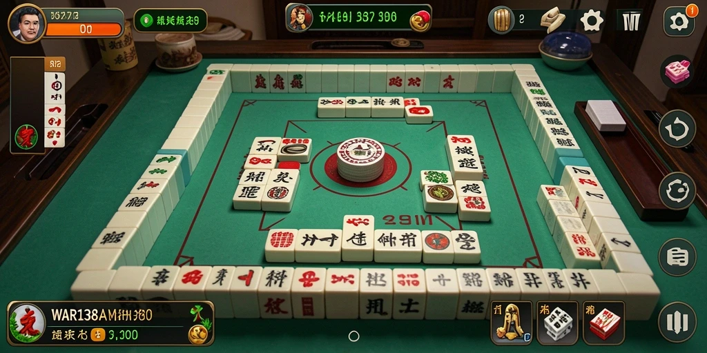Tampilan menarik dalam gameplay Mahjong di WAR138.